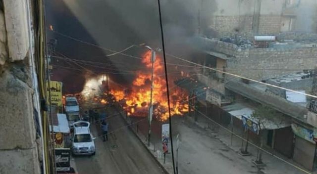 Afrin’deki patlamada!Çok sayıda ölü ve yaralı var...